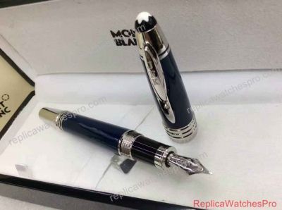 Replica Montblanc John F. Kennedy Special Edition Dark Blue Fountain Pen